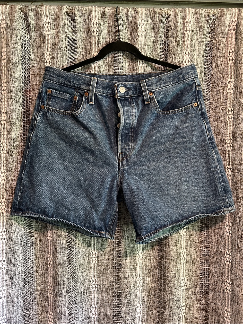 Levi’s 501 Dark Wash Denim Shorts
